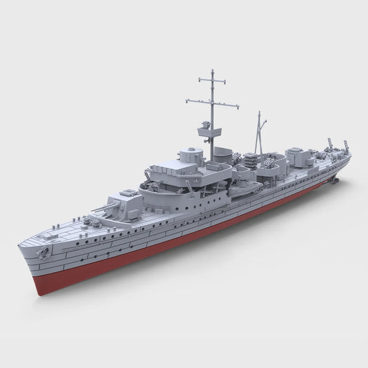 MRY-SFW SSC619 1/700 1/350 Military Model Kit German K2 Gunboat Full Hull Miniature Static Model