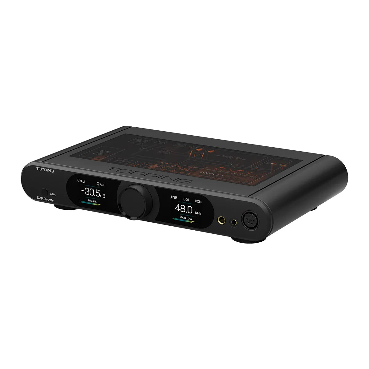 TOPPING DX9 Discrete 16-Element PSRM Fully Balanced Decoder & Headphone Amp Combo LDAC Wireless Available with Remote Control