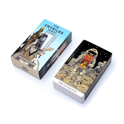 The Unveiled Tarot Deck by Jesse Lonergan Illustrated Card Set with Foreword by Mike Mignola Unique Art Design for Tarot Enthusi