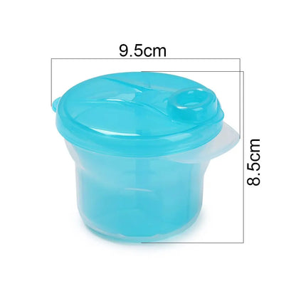 3 Doses Formula Container of Baby Milk Powder Dispenser Snack Pot Storage