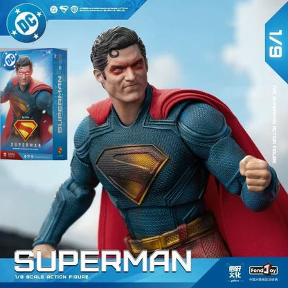 2025 Fondjoy Battle Damaged Superman Action Figure David Corenswet 1/9 New Superman Figure Pvc Joint Movable Kid Toy Boy Gift