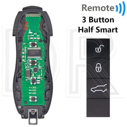 Great ID49 PCF7945P 315/433/434MHz No Keyless/Keyless Go Car Remote Key DIY Parts For Porsche Macan Panamera Cayenne