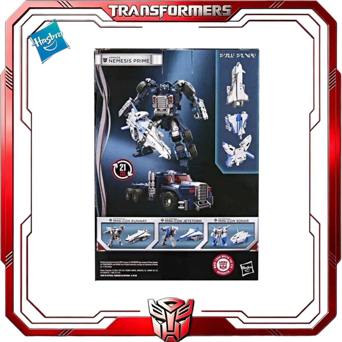 In Stock Hasbro Transformers Age of the Primes Armada Nemesis Prime Mini-Con Team Gift Figure Set