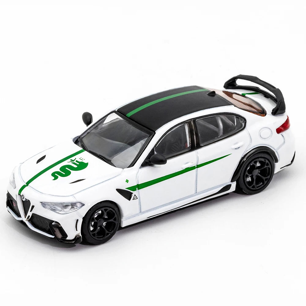 DCT 1/64 Alfa Romeo Giulia GTAm Model Sports Car Vintage Cars Diecast Vehicle Collection Toy for Adults