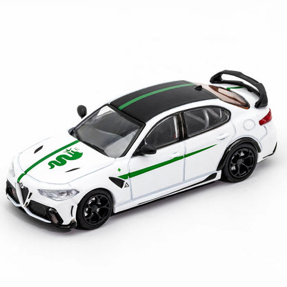 DCT 1/64 Alfa Romeo Giulia GTAm Model Sports Car Vintage Cars Diecast Vehicle Collection Toy for Adults