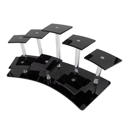 8/10 Tier Acrylic Display Riser Shlef Layered Display Action Figure Perfume Stand for Desserts Riser for Decoration Organization