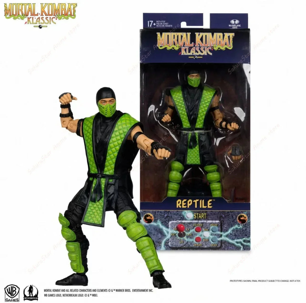 【In Stock】Mortal Kombat Spawn Sub Zero Scorpion Kitana Liu Kang 7 Inch 17cm Articulated Action Figure Collectible Game Model Toy