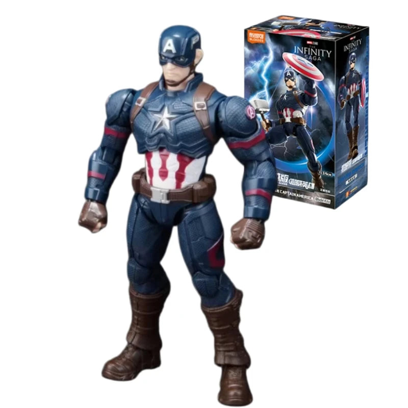 BLOKEES Marvel Building Blocks Champion Class Toy Spider-Man Rocket Raccoon Marc Spector Venom Assembly Model Ornament Gift