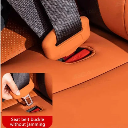 2Pcs Seat Belt Buckle Cover Anti-Scratch Silicone Car Seat Buckle Protector Clip Protection Cover Universal for SUV Sedan