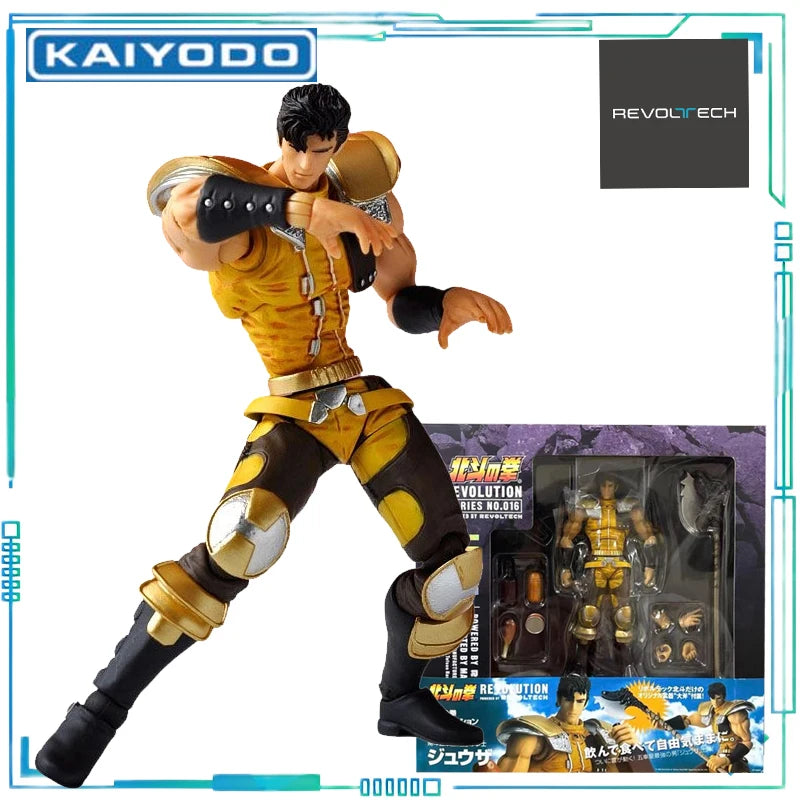KAIYODO Genuine Revoltech Series Fist of The North Star Number 005，002,003,004,005，006， Ray ，Jyuza Movable Model Retro Toys