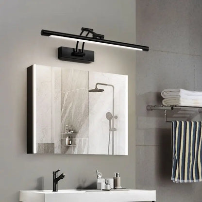 QUASHION Bathroom Mirror Wall Lamp LED Metal Foldable Cabinet Sconce Lighting Fixture Nordic Simple Modern Dressing Table Lustre