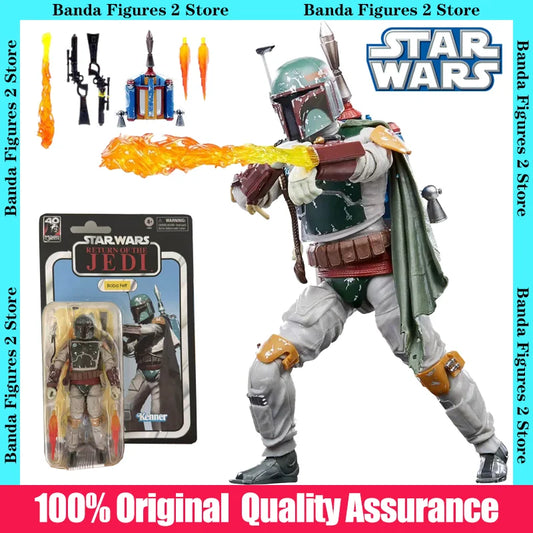 100% Original Box Has bro Boba Fett The Black Series Star Wars Return of the Jedi 40th Anniversary 6" In Stock Anime Figures Toy