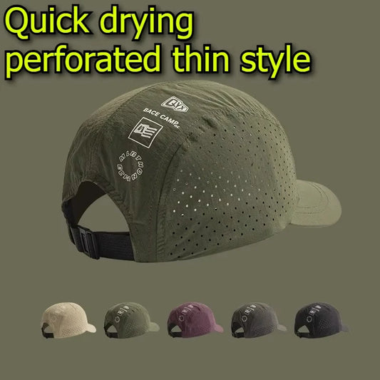 1pc unisex Breathable Unisex Baseball Cap,Outdoor windproof Camping Breathable Golfcap for Sun Protection Quick drying HikingHat
