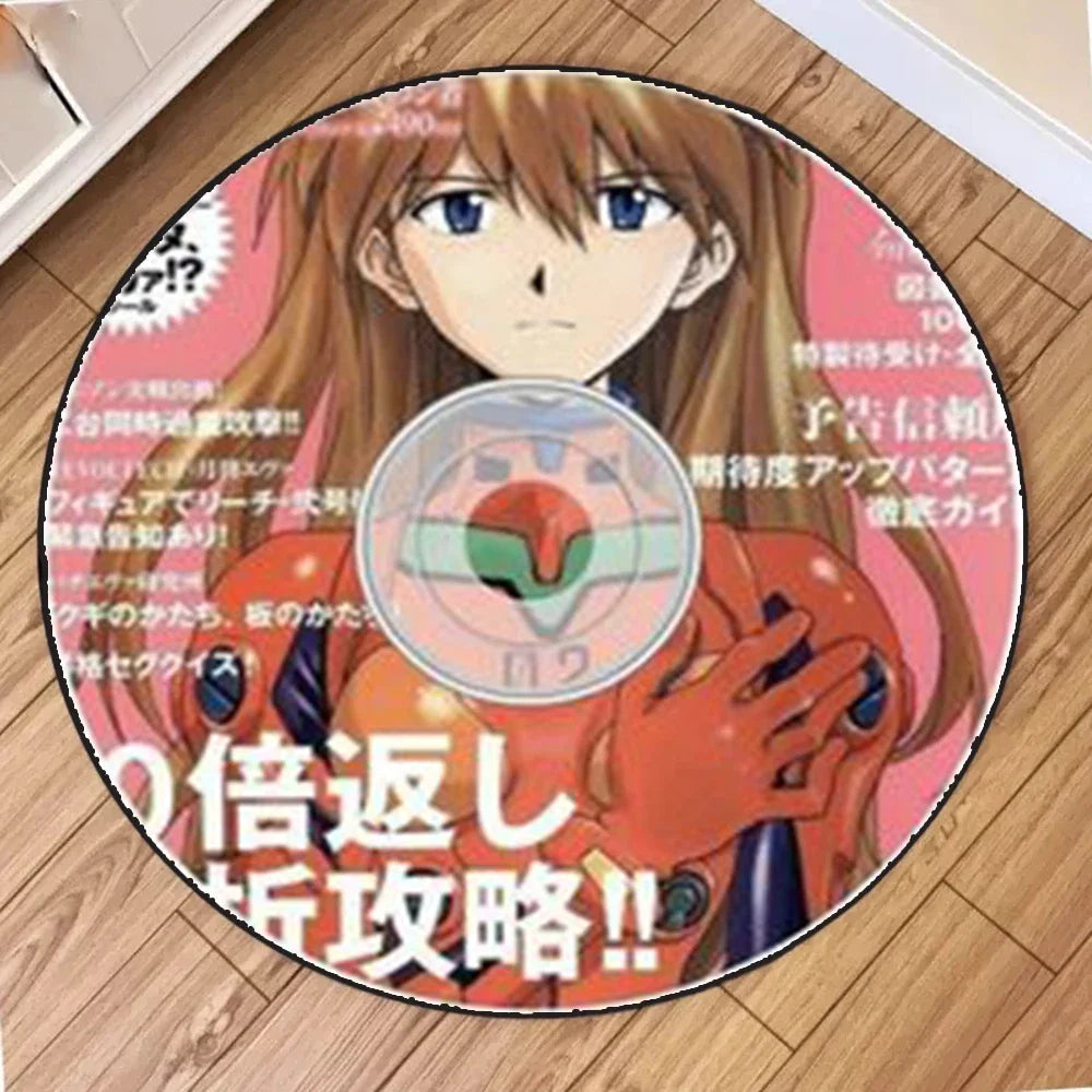 The Round Carpet of The Anime Game CD Is Suitable for Various Environments Durable Home Decoration Mat Bedroom Entrance Rugs