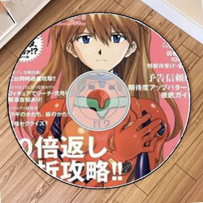 The Round Carpet of The Anime Game CD Is Suitable for Various Environments Durable Home Decoration Mat Bedroom Entrance Rugs
