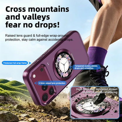 For iPhone 18 Pro Max Smart Phone Case with Smart Display Customizable Photos Videos One-click Recording Touch Window on Back