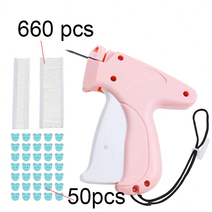 Clothing Micro Tagging Gun Mini Speedy Fine Stitch Sewing Gun Quick Clothing Fixer for Clothes Micro Label Sewing Gun Tools