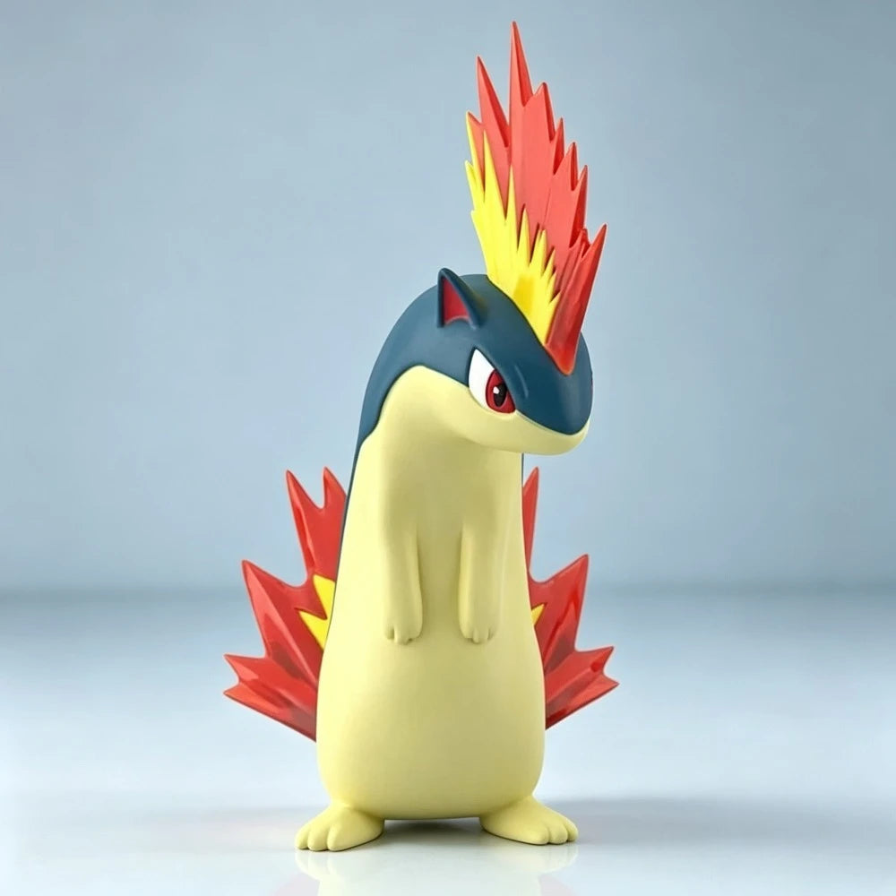 2.5-9.5cm Anime Figure Scale World Typhlosion Group Pokemen Action Figures Pvc Statue Desktop Collection Model Toys Gifts