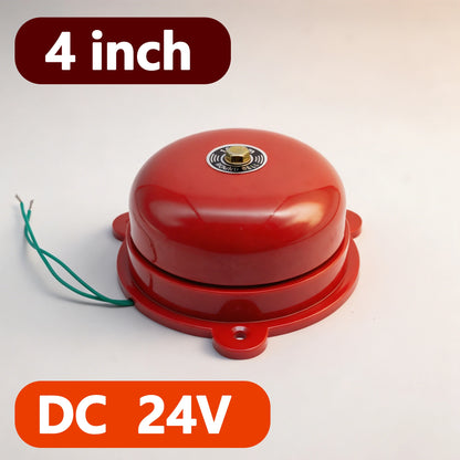 2/3/4/6 Inch Internal Strike Electric Bell AC110/220V DC12/24V High Decibel Loud Sound Alarm Doorbell School Factory Household