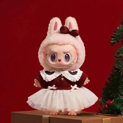 POPMART Original The Monster Labubu 38cm Mokoko Angel Crying Again Blind Box Doll Toys Original Labubu V1 V2 Toys Birthday Gifts