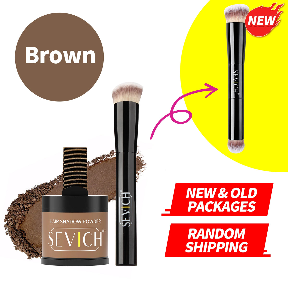VIP-Keman-Hairline Powder 4g with Brush