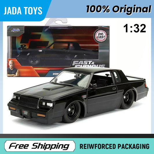 In Stock JADA 1:32 Fast & Furious Buick Grand National Die-cast Car Children Toys Alloy Car Model Original Toys for Boys Gifts