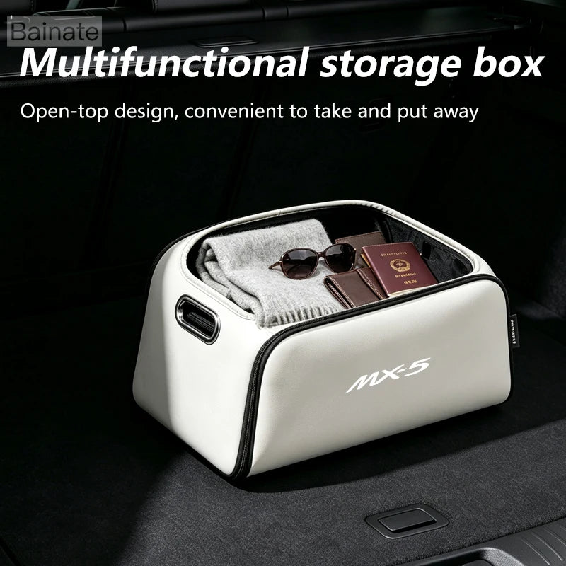 Car Trunk Storage Box, For Mazda MX-5 RF NB NV ND 2005-2025 Organizer Storage Box Bag Car Interior Storage Solutions Accessories