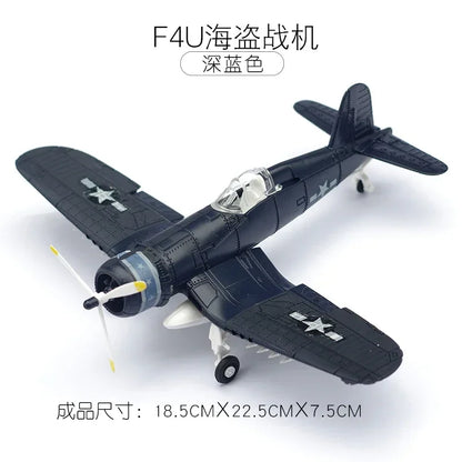 1/48 WWII Fighter Model 4D Assemble Aircraft Plastic DIY Accessories Toy Small Airplane Toy Diy Craft Kits for Adults