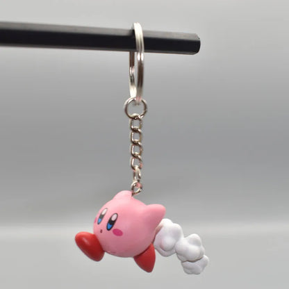 Anime 12 Models Super Cute Kawaii Kirby Figures Keychain Portable Popular Models Anime Perfect Child Gift Toys
