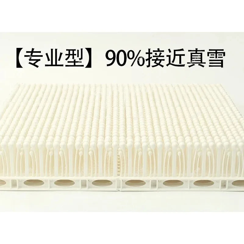 Dry Ski Mat Simulation Snow Carpet, Indoor Skiing Practice Pad for Snowboard Freestyle Park Training