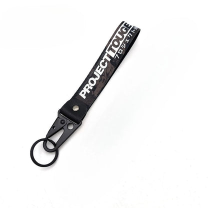 Auto Motorcycle Nylon Key Strap Embroidery Lanyard Keyring for Rockstar Game GTA 5 Fans Keychain Accessories