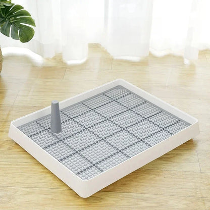 Pet Dogs Pee Training Tray Dog Toilet Puppy Potty Urinal Lavatory Basin Plastic Chiens Pets WC Toilet Cleaning Potty Puppy Tray