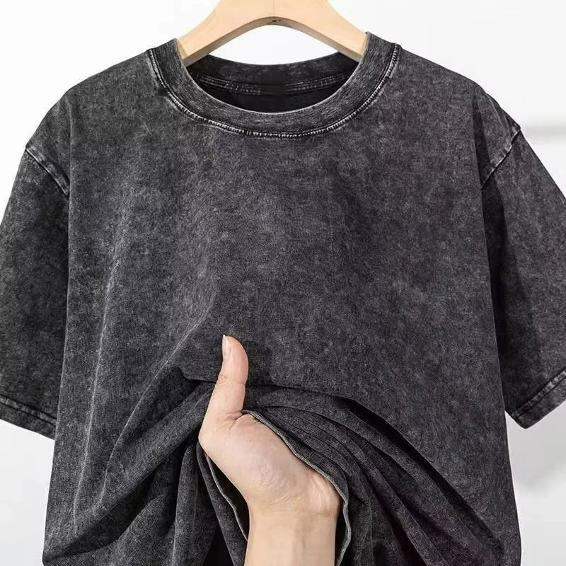 Chainsaw Man Makima Manga T-shirt Men Women Clothing Vintage Washed T Shirt Summer Short Sleeve Cotton Tees Tops 2026 New Summer