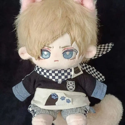Stuffed 20cm Anime Resident Evil: Leon S. Kennedy Cartoon Plush Doll Toy COS Dress-up Children Adults Collectible Cotton Gifts