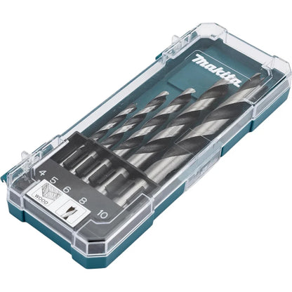 Makita D-72861 / D-72833 HSS Drill Bit Sets, Metal & Wood Drilling Bits with Storage Case