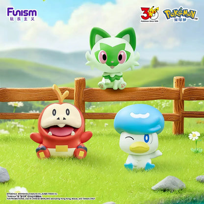Genuine Funism X Pokémon Palmsize Wonders First Partner 30th Anniversary Blind Box Series Bulbasaur Squirtle Charmander Toy Gift