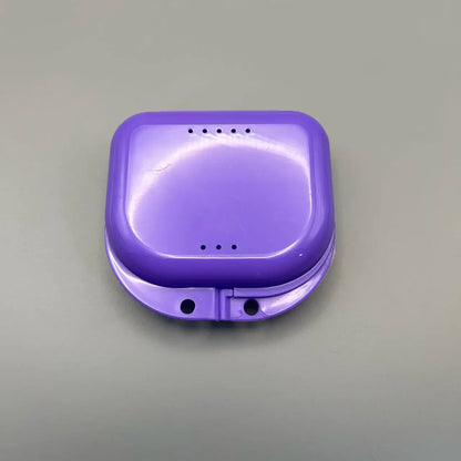 50pcs Denture Storage Box Dental Orthodontic Braces Retainer False Teeth Protective Case Prosthesis Teeth Container Boxes