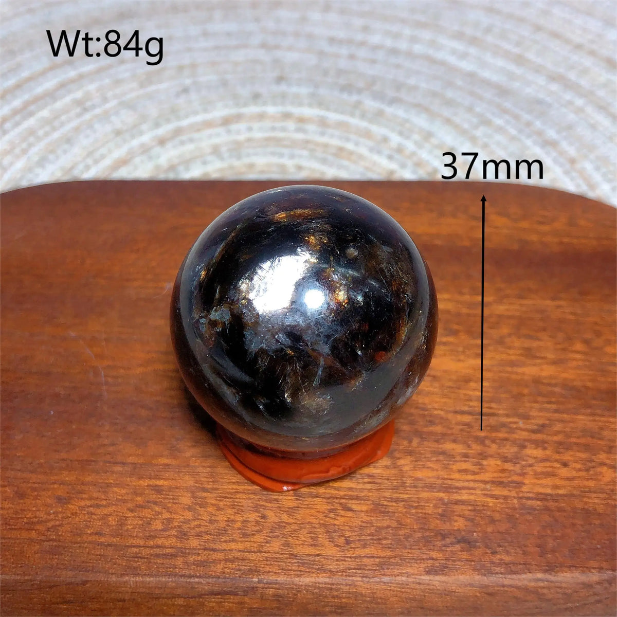 Natural Crystal Phlogopite Golden Flashy Mica Sphere Painting Gemstones Mineral Energy Reiki Home Decorations Gift