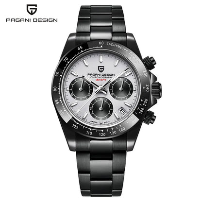 PAGANI DESIGN Luxury Chronograph Stop Watch for Men Sapphire MIYOTA VK63 Sport Waterproof Quartz Men's Wristwatches Reloj Hombre