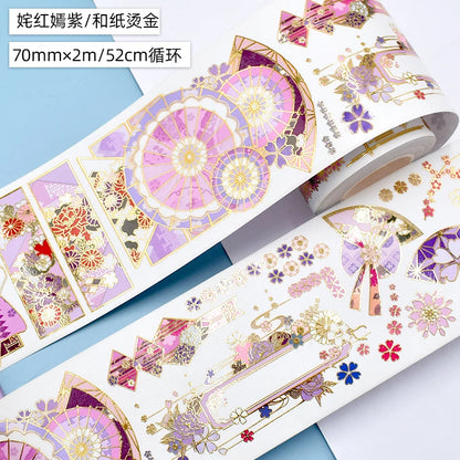 PET Washi Tapes Masking Antiquities Landscaping Decorative Planner Adhesive DIY Craft Scrapbooking Diary Journal Stickers Gifts