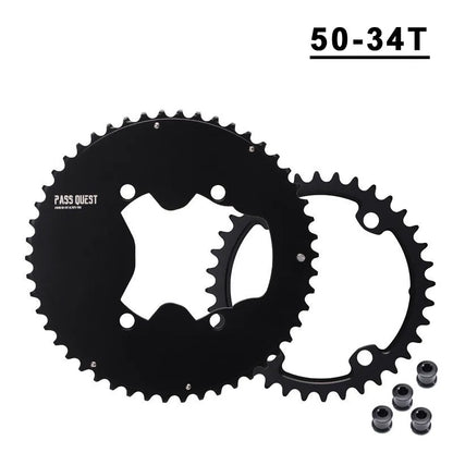 PASS QUEST 110 bcd chainring for Shimano ULTEGRA r8000 R8100 Narrow Wide road bike plate single dishe 54T 50 34T 52 36 53 39