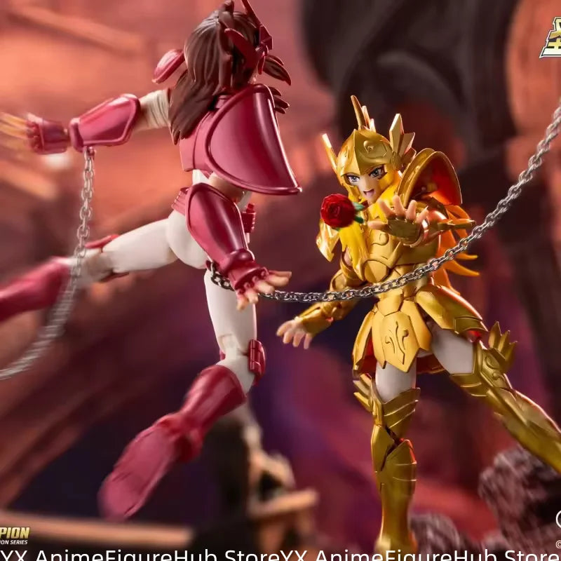BLOKEES Saint Seiya Super Edition Building Block Man Andromeda Shun Aphrodite Shaka Movable Assembly Collectible Model Toy Gift