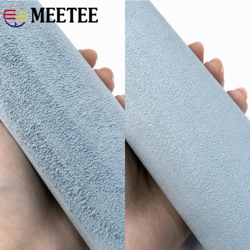 20-100cm Suede Leather Fabrics for Car Interior Modification Self-adhesive Splicing Cloth DIY Door Panel Workbench Wrap Sticker