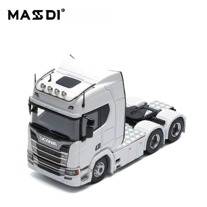 1:64 Scania R500 Heavy Truck Model - Eight-Axle Semi-Trailer Heavy-Duty Truck Model, Perfect Gift for Truck Enthusiasts & Hobby