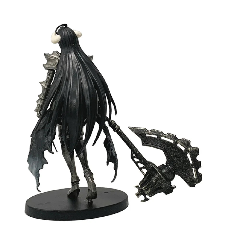 2026 Hot 18/24cm OVERLORD King of the Undead Albedo Armor Design Model Figure Collection Series Doll Toys Fans Birthday Gifts
