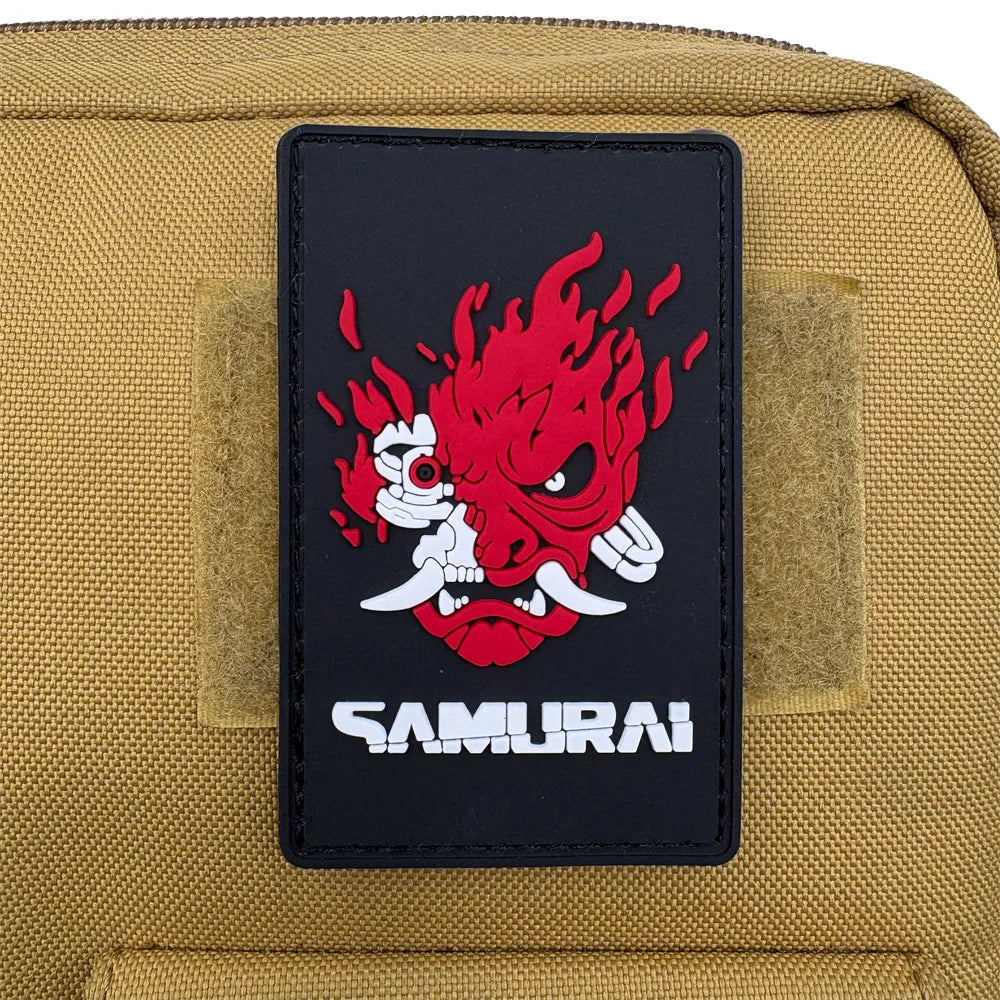 Outdoor Bag Accessories Punk 2077 Peripheral Functional Style Badges 3D PVC Magic Morale Backpack Patches