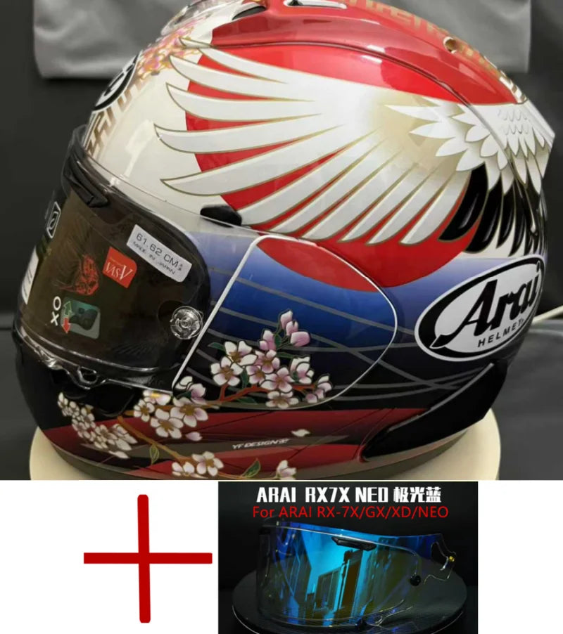 RX-7X RX7X Full Face Motorcycle Helmet, For Road Motorcycles And Racing Karts Protection Helmet Tsubasa,Capacete