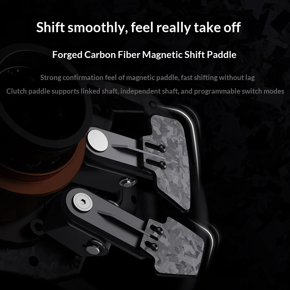 PXN W GTL GT One Racing Simulator Wheel Carbon Fiber Shift Paddle RGB Customizable Keys Quick Detachable Steering Wheel For PC
