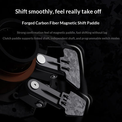 PXN W GTL GT One Racing Simulator Wheel Carbon Fiber Shift Paddle RGB Customizable Keys Quick Detachable Steering Wheel For PC