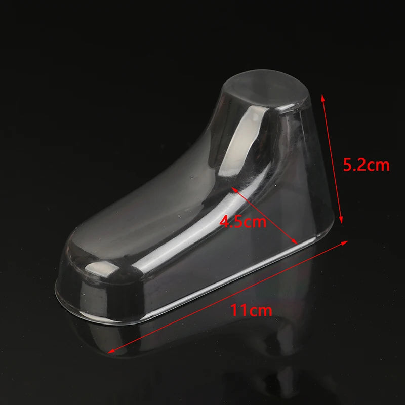 10PCS Clear PVC Child Booties Showcase Support Frame Feet Plastic Shoe Mold Baby Shoe Stretcher Socks Display Stand
